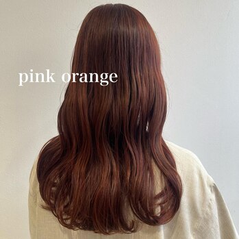 （chihiro blog）pink orange～noise  hair(ノイズヘア　大手町店)永田　千尋ブログ