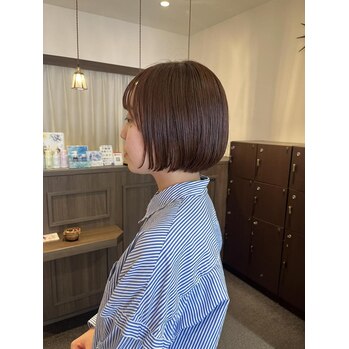 【らんブログ】ミニボブ×ピンクブラウン～noise  hair(ノイズヘア　大手町店)森脇　蘭ブログ