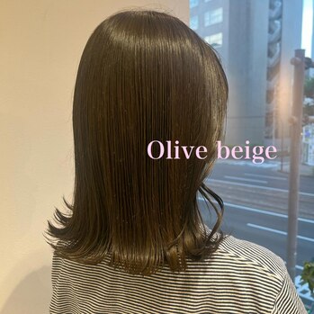 【chihiro】オリーブベージュ～noise  hair(ノイズヘア　大手町店)永田　千尋ブログ