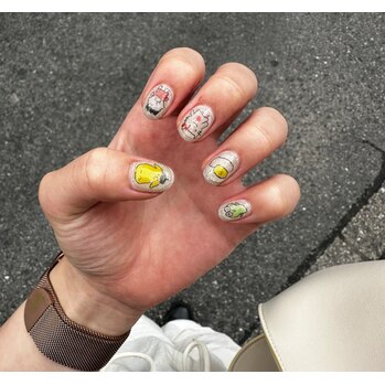 “momo”～new nail～voice  hair(ボイスヘア　東原店)藤尾　萌々ブログ