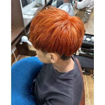 “momo”～orange color～voice  hair(ボイスヘア　東原店)藤尾　萌々ブログ